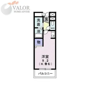 レジデンスS.U【2階】の間取り