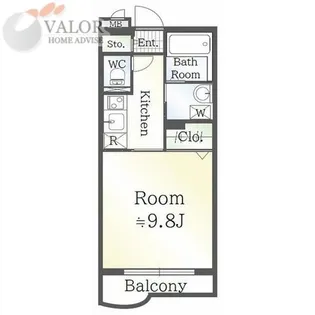 ベルオーブ【2階】の間取り