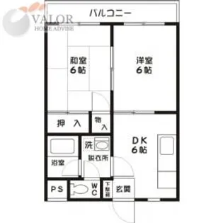 ハイクリーンコート【2階】の間取り