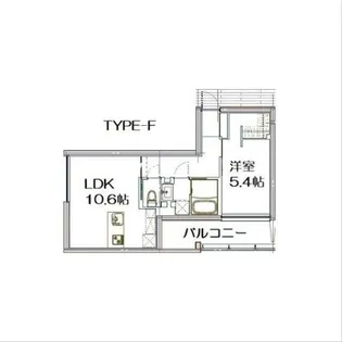 NORTH WALL(ノースウォール)【5階】の間取り