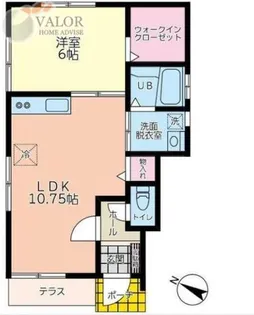 ブラッサム【1階】の間取り