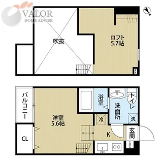 シンフォニア星ヶ丘【1階】の間取り