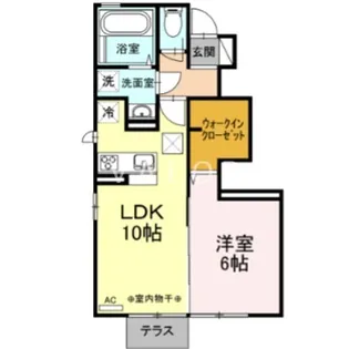 ルミエールK【1階】の間取り