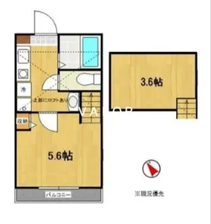 シリウス相模大野【2階】の間取り