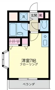 メゾンドシスネ【4階】の間取り