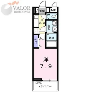 アンジュ座間【3階】の間取り