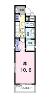 グラン・フィオーレ矢部【1階】の間取り