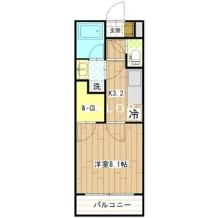 カーサ ソレアード【4階】の間取り