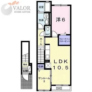 サクラフィールド【2階】の間取り