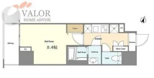 BPRレジデンス町田【8階】の間取り