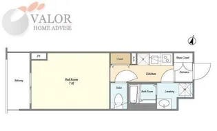 BPRレジデンス町田【8階】の間取り