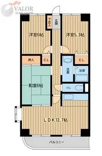 エスポワール ルーチェ【2階】の間取り