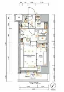 SYFORME MACHIDA【7階】の間取り