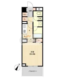 グラディート町田【4階】の間取り