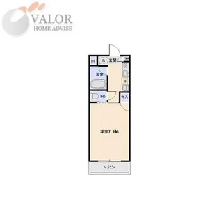 ハイツFK相模大野【4階】の間取り