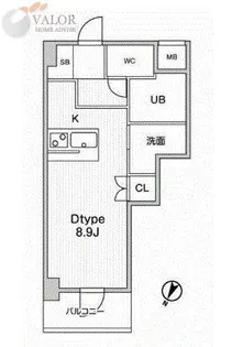 JMF RESIDENCE 町田【6階】の間取り