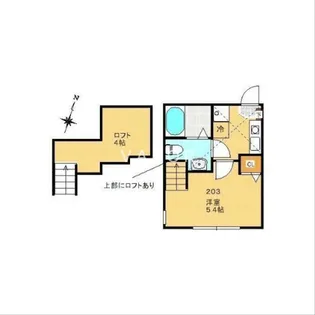 シティハイツ文京【2階】の間取り