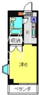 孝友第6ビルグリーンハイツ麻生【206号室】の間取り