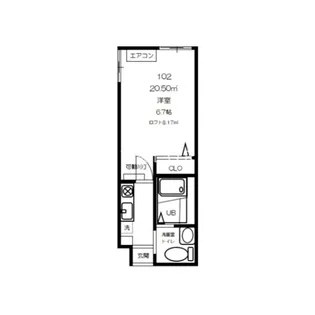 ラ・シャンス海老名II【1階】の間取り