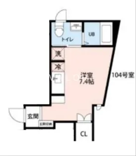 フェリオ小田急相模原【1階】の間取り