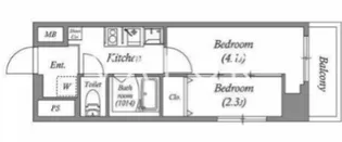 N−flats町田【2階】の間取り