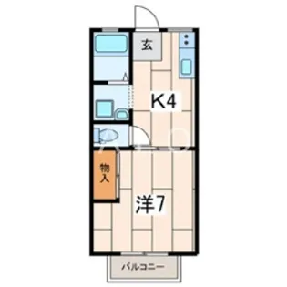 グレース中央林間【1階】の間取り