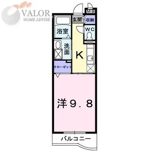 キャピタル ヴァーチュ【2階】の間取り