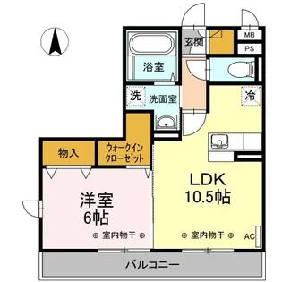 GRAND CHARIOT【1階】の間取り