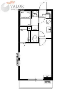 リブリ・シロヤマA【2階】の間取り