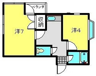 サンハイツ文京【303号室】の間取り