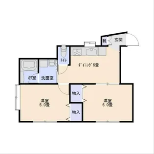 アミティりんかん【1階】の間取り