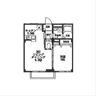 ルミナス クレ【3階】の間取り