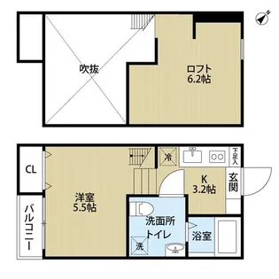 CASA VIVACE 町田(カーサヴィヴァーチェマチダ)【1階】の間取り