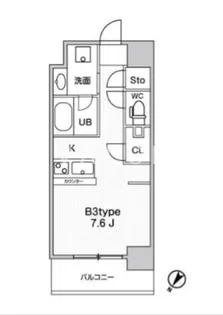 JMF Residence 町田【6階】の間取り