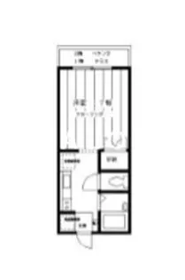 レジデンス渋谷【2階】の間取り