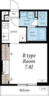 リブリ・翔 Habataki【203号室】の間取り