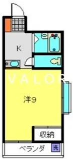 第2山美ビル【401号室】の間取り