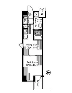 プラッツ大和【5階】の間取り