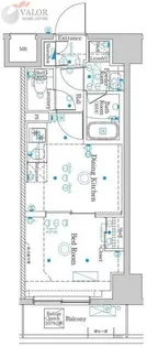 ラフィスタ町田【5階】の間取り