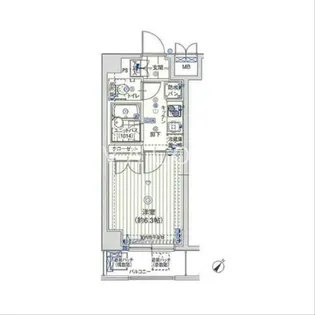 ヴェルステージ町田駅前【6階】の間取り