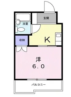 カーサ・ビアンカ【2階】の間取り