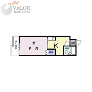 カーサ・ビアンカ【3階】の間取り