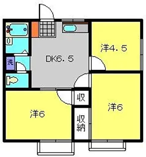 ハッピーハウス【1階】の間取り