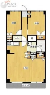 相模大野マンション【4階】の間取り