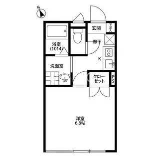 アムール ソレイユ【1階】の間取り