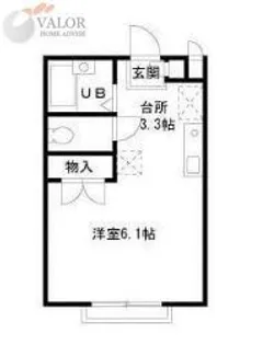 エステート南野【2階】の間取り