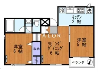 カロディカーサ相模大野B【101号室】の間取り