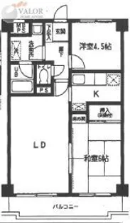 スクエアK【1階】の間取り