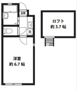 バレンシア【2階】の間取り