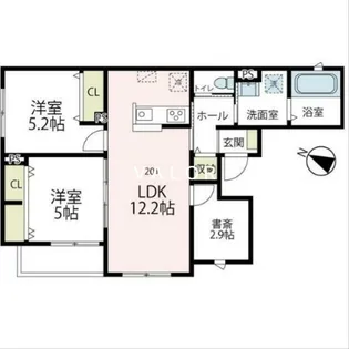 カーサM大和【2階】の間取り